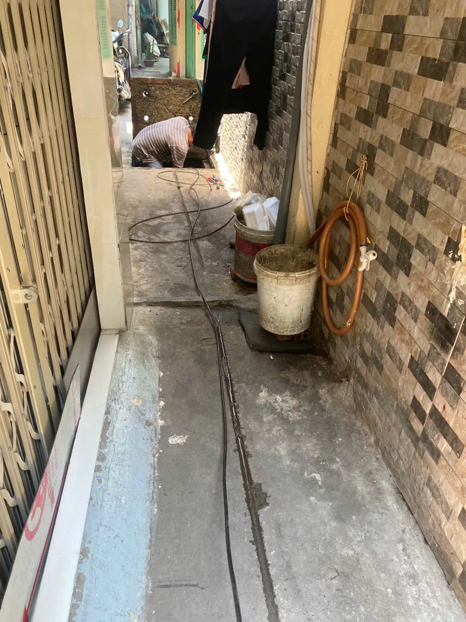 Kết quả sửa rò rỉ ống nước – không còn thấm ướt tường