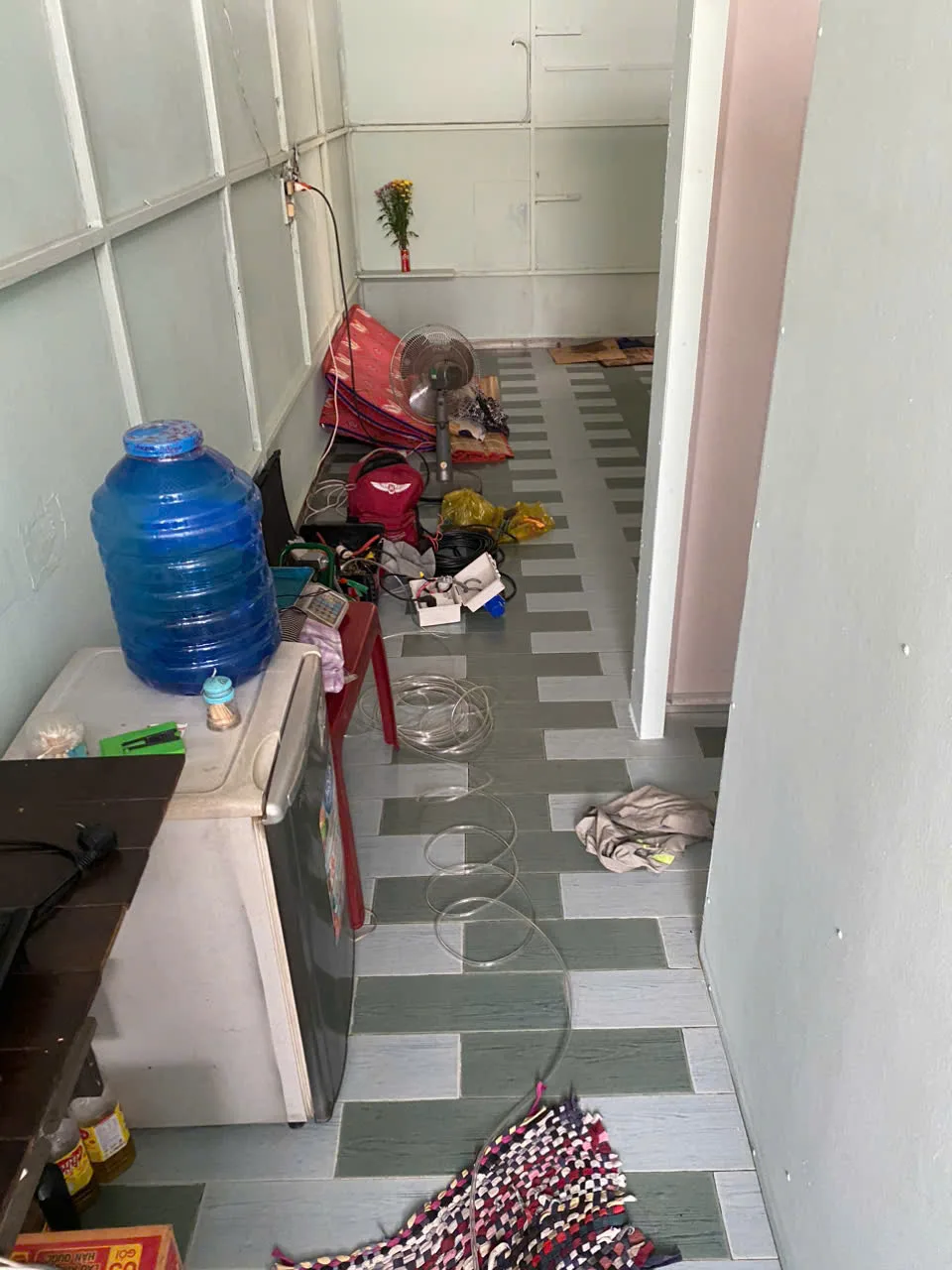 Trước khi thi công sửa rò rỉ đường ống – Hình minh họa